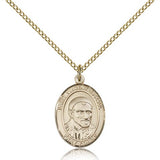 St. Vincent De Paul Medal, Gold Filled, Medium - Gold-tone