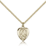 Miraculous Medal, Gold Filled - Gold-tone