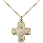 Evangelist Medal, Gold Filled - Gold-tone
