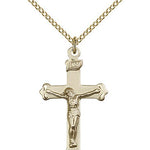 Crucifix Pendant, Gold Filled - Gold-tone