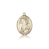 St. Elmo Medal, 14 Karat Gold, Medium - 14 KT Yellow Gold