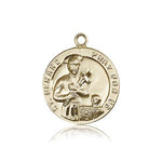 St. Gerard Medal, 14 Karat Gold - 14 KT Yellow Gold