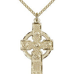 Kilklispeen Cross Pendant, Gold Filled - Gold-tone