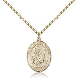 St. John the Baptist Medal, Gold Filled, Medium - Gold-tone