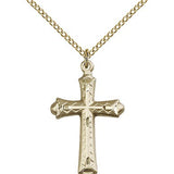 Cross Pendant, Gold Filled - Gold-tone