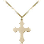 Cross Pendant, Gold Filled - Gold-tone