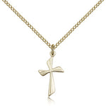 Cross Pendant, Gold Filled - Gold-tone