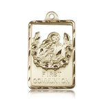 Communion First Reconciliation Medal, 14 Karat Gold - 14 KT Yellow Gold