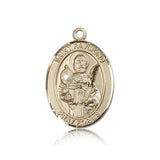 St. Raymond Nonnatus Medal, 14 Karat Gold, Large - 14 KT Yellow Gold