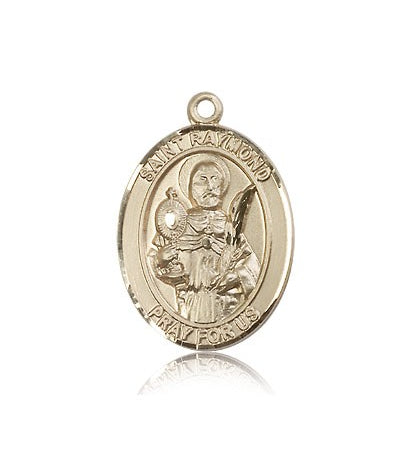 St. Raymond Nonnatus Medal, 14 Karat Gold, Large - 14 KT Yellow Gold