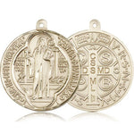 St. Benedict Medal, 14 Karat Gold - 14 KT Yellow Gold