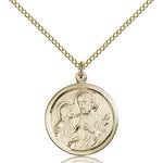St. Joseph Medal, Gold Filled - Gold-tone