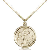 St. Joseph Medal, Gold Filled - Gold-tone