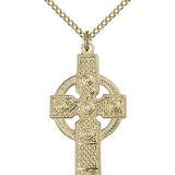 Kilklispeen Cross Pendant, Gold Filled - Gold-tone
