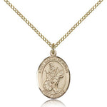 St. Martin of Tours Medal, Gold Filled, Medium - Gold-tone