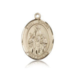 St. Sophia Medal, 14 Karat Gold, Large - 14 KT Yellow Gold