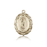 Our Lady of Guadalupe Medal, 14 Karat Gold - 14 KT Yellow Gold