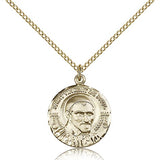 St. Vincent De Paul Medal, Gold Filled - Gold-tone