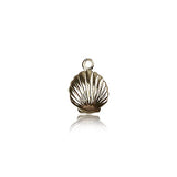 Shell Medal, 14 Karat Gold - 14 KT Yellow Gold