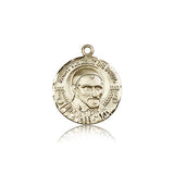 St. Vincent De Paul Medal, 14 Karat Gold - 14 KT Yellow Gold