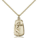 Methodist Medal, Gold Filled - Gold-tone