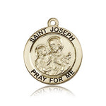 St. Joseph Medal, 14 Karat Gold - 14 KT Yellow Gold