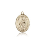 St. Jane of Valois Medal, 14 Karat Gold, Medium - 14 KT Yellow Gold