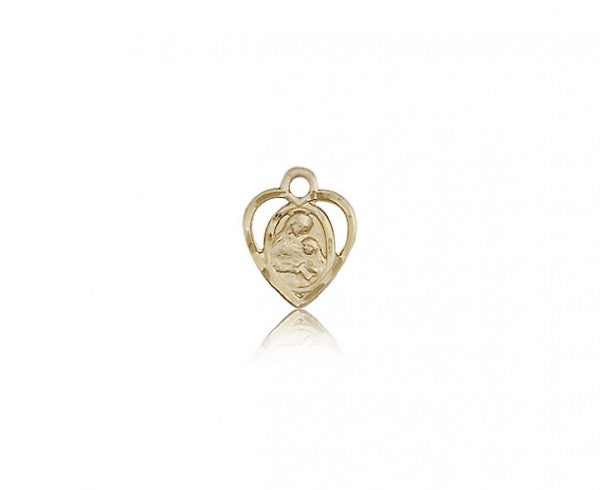 St. Ann Medal, 14 Karat Gold - 14 KT Yellow Gold