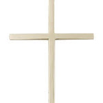 Cross Pendant, Gold Filled - 24&quot; 2.4mm Gold Plated Endless Chain