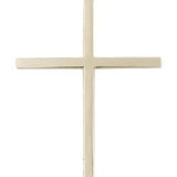 Cross Pendant, Gold Filled - 24&quot; 2.4mm Gold Plated Endless Chain