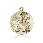 St. Andrew Medal, 14 Karat Gold - 14 KT Yellow Gold
