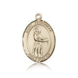 St. Petronille Medal, 14 Karat Gold, Large - 14 KT Yellow Gold