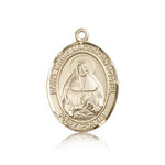 Marie Magdalen Postel Medal, 14 Karat Gold, Large - 14 KT Yellow Gold