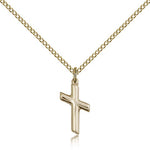 Cross Pendant, Gold Filled - Gold-tone