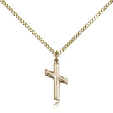 Cross Pendant, Gold Filled - Gold-tone