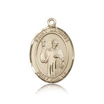 St. Maurus Medal, 14 Karat Gold, Large - 14 KT Yellow Gold
