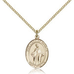 Our Lady of Africa Medal, Gold Filled, Medium - Gold-tone