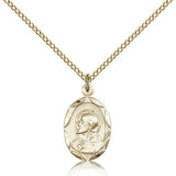 Scapular Medal, Gold Filled - Gold-tone