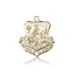 Lord Is My Shepherd Medal, 14 Karat Gold - 14 KT Yellow Gold