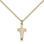 Cross Pendant, Gold Filled - Gold-tone