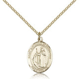St. Raymond of Penafort Medal, Gold Filled, Medium - Gold-tone