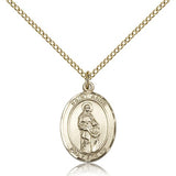 St. Anne Medal, Gold Filled, Medium - Gold-tone