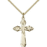 Cross Pendant, Gold Filled - Gold-tone