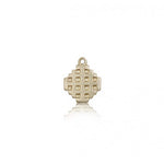 Jerusalem Cross Pendant, 14 Karat Gold - 14 KT Yellow Gold