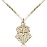 Seven Gifts Medal, Gold Filled - Gold-tone