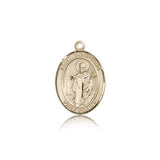 St. Wolfgang Medal, 14 Karat Gold, Medium - 14 KT Yellow Gold