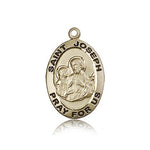 St. Joseph Medal, 14 Karat Gold - 14 KT Yellow Gold