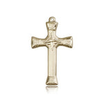 Cross Pendant, 14 Karat Gold - 14 KT Yellow Gold