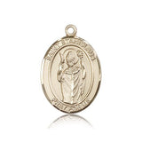 St. Stanislaus Medal, 14 Karat Gold, Large - 14 KT Yellow Gold