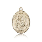 St. John the Baptist Medal, 14 Karat Gold, Large - 14 KT Yellow Gold